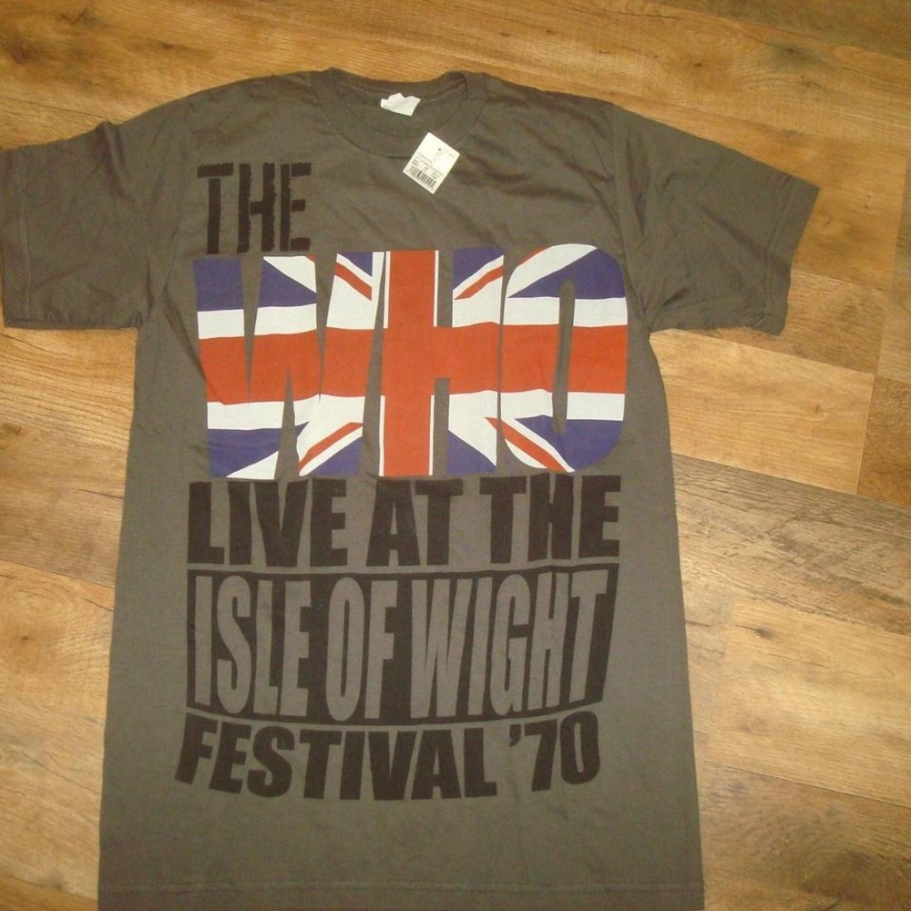 THE WHO FESTIVAL 70' RETRO 2012 VINTAGE SHIRT